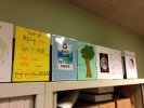 Les poubelles 'papier' créées par les élèves de 5ème en juin (...)